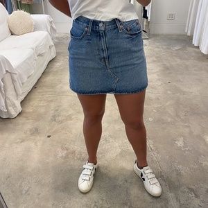 Levi Denim Mini Skirt